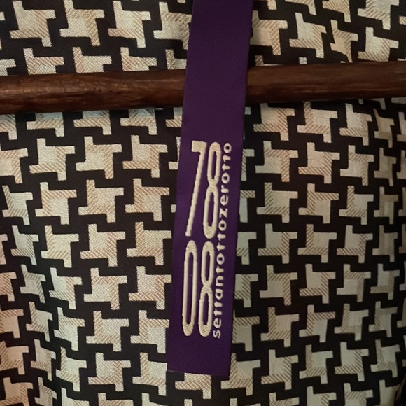 Italian cotton Denim-like blazer 7808 size 42 EU (medium in Canada) - Picture 3 of 8